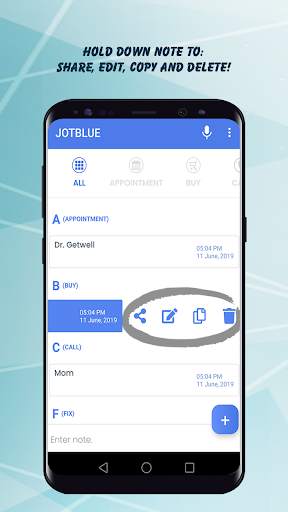JotBlue Fast Note Taking скриншот 6