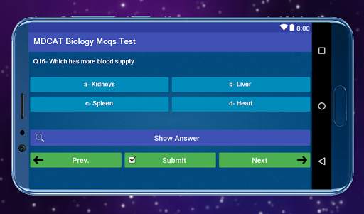 MDCAT Biology Mcqs Test screenshot 5