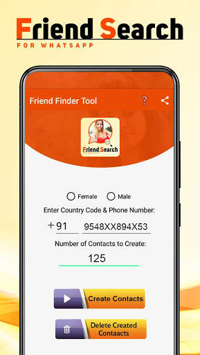 Friend Search Tool Simulator - Friends Finder screenshot 1