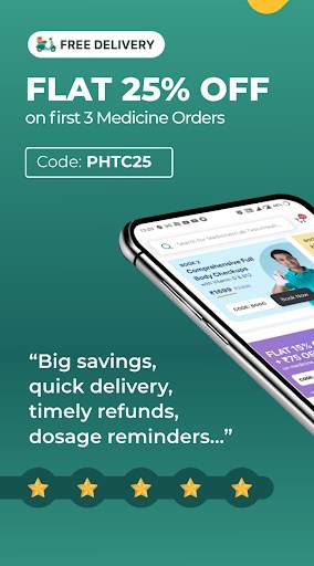 PharmEasy - Healthcare App screenshot 1