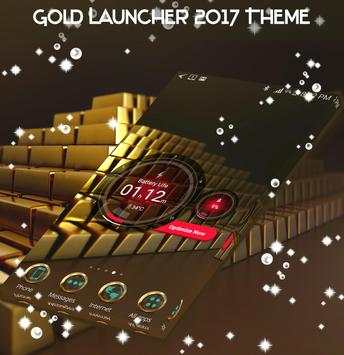 Gold Launcher 2017 Theme screenshot 4