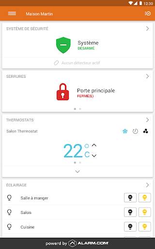 Alarm.com screenshot 2