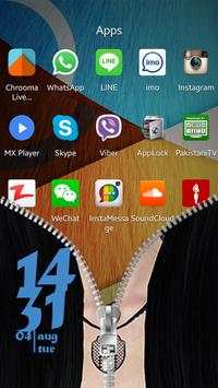 Zombie Gadis Zipper Lock Scree screenshot 8