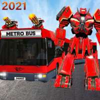 Metro Bus Robot Transform War–Helicopter Robot 21 logo