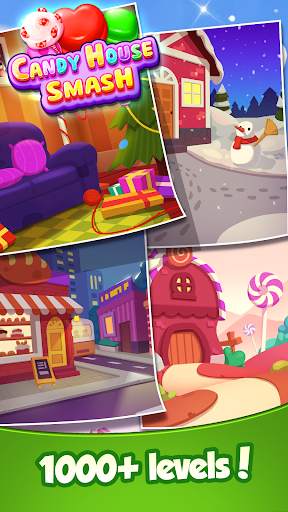 Candy House Smash-Match 3 Game screenshot 1