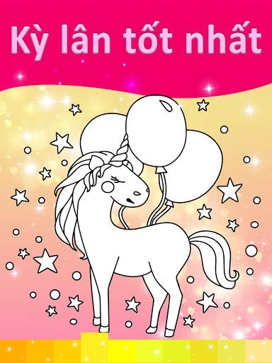 Trang màu Unicorn với hiệu ứng hoạt hình screenshot 3