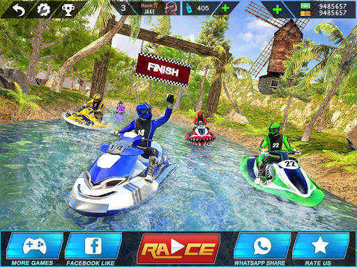 Water Jet Ski Boat Racing 3D screenshot 6