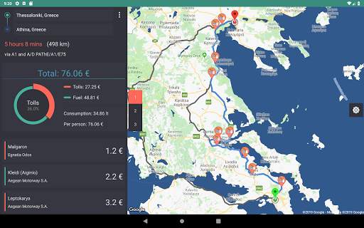 Travel Cost (Greece) screenshot 11