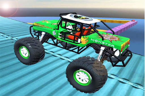 Monster Car  Tracks Challenge screenshot 1