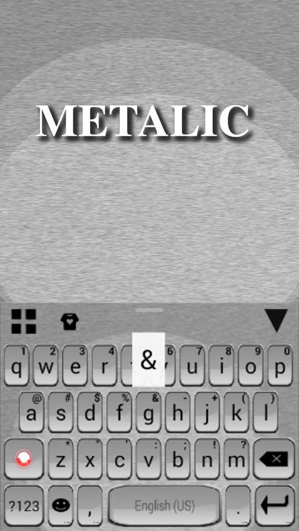 Metallic Kika Keyboard Theme screenshot 1