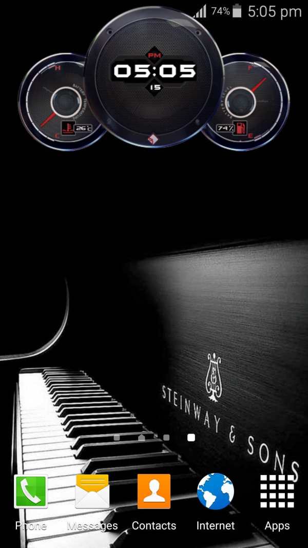Music Analog Watch Live Wallpaper Clock 1 تصوير الشاشة