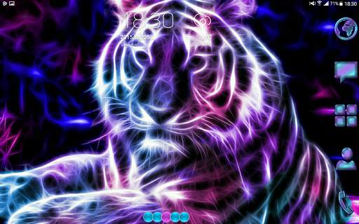 Neon Go Launcher theme screenshot 11