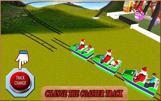 Christmas Santa Roller Coaster Adventure 3D screenshot 3