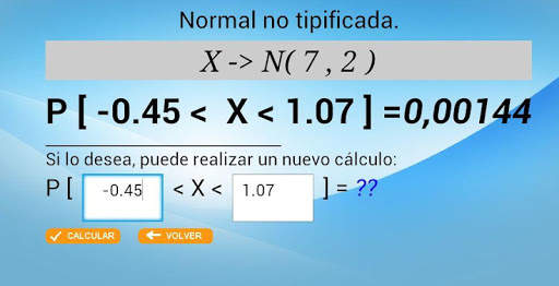 Distribución Normal screenshot 4