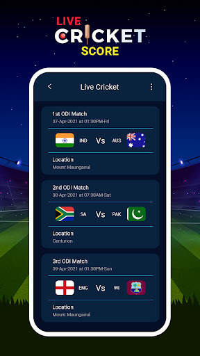 Live Cricket Score - Live Cricket Tv screenshot 2