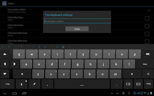 Thumb Keyboard screenshot 18