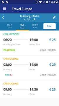 Travel Europe - Bus, Trains and Flights Tickets screenshot 4