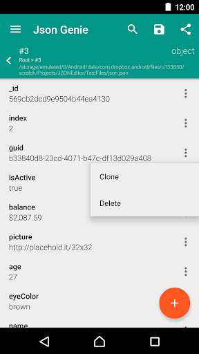 Json Genie (Viewer & Editor) 6 تصوير الشاشة
