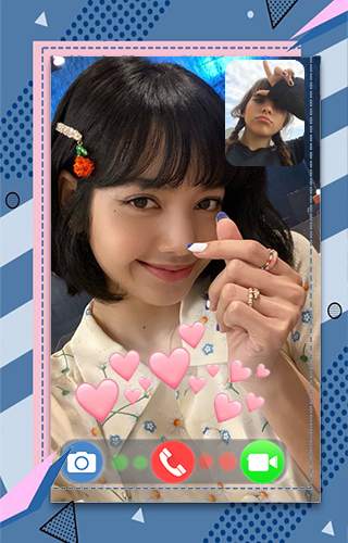 Lisa Video Call Blackpink- Video Call Simulation screenshot 6