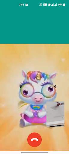 Unicorn Princess Fake Call screenshot 4