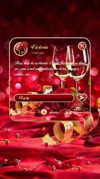 GO SMS FOR LOVE THEME screenshot 4