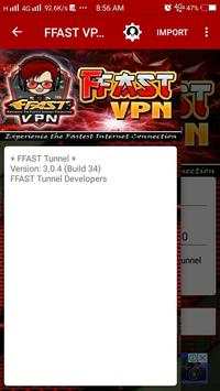 FFAST VPN Tunnel screenshot 2