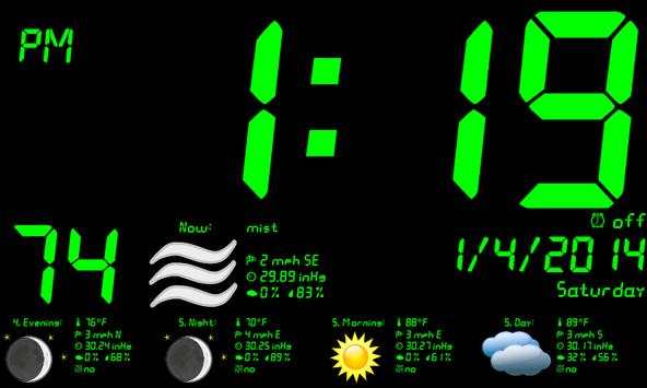 Tablet Clock screenshot 1