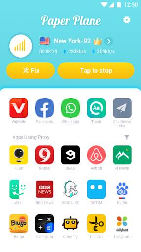PaperPlane VPN: Unblock, Unlimited, Free VPN Proxy screenshot 2
