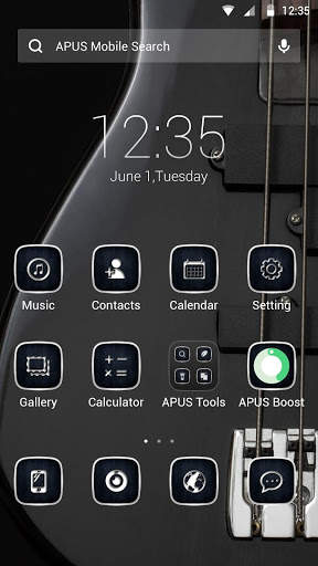 Metal Rock-APUS Launcher theme screenshot 1