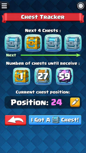 Chest Tracker for Clash Royale screenshot 1