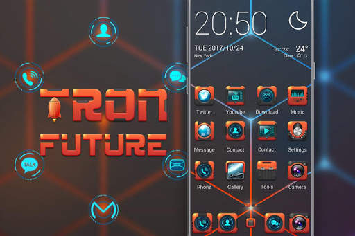 Torn Future Go Launcher Theme screenshot 5