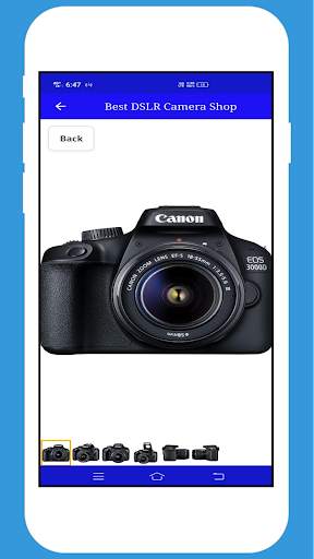 DSLR Camera Shopping App screenshot 4