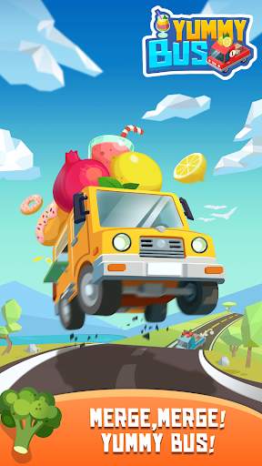 Yummy Bus - Merge & Idle Game screenshot 1