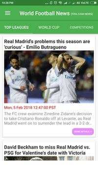 World Football News screenshot 1