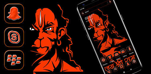 God Hanuman Launcher Theme screenshot 5