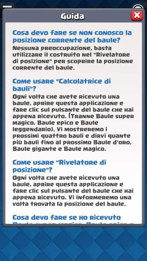 Calcolatrice di bauli per Clash Royale screenshot 7