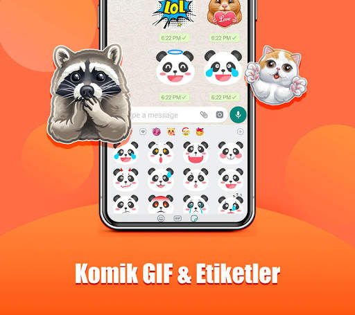 Kika Klavye-Emoji Klavye, GIF screenshot 6