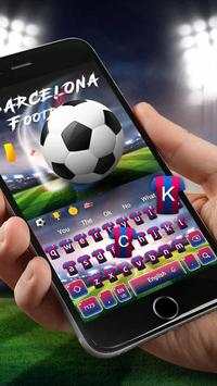 Barcelona Football Keyboard screenshot 2