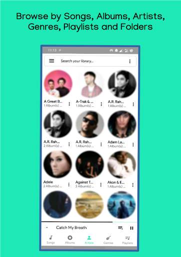 Symphony Music Player Reborn स्क्रीनशॉट 1
