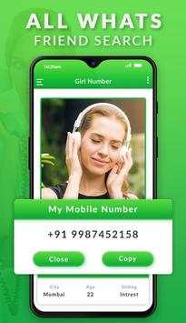 Friend Search Tool - Girls Phone Number screenshot 4