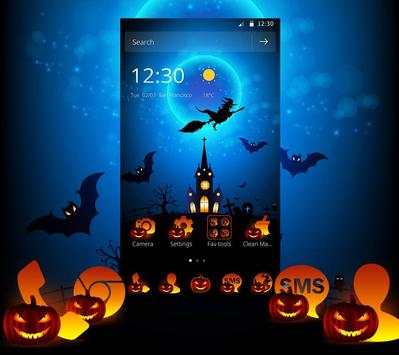 Halloween Ghost Night Pumpkin Theme screenshot 3