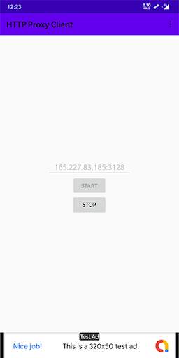 HTTP Proxy Client 1 تصوير الشاشة