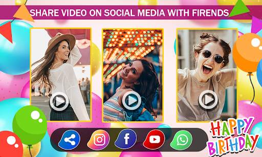 Birthday Video Maker (Made In India) screenshot 4