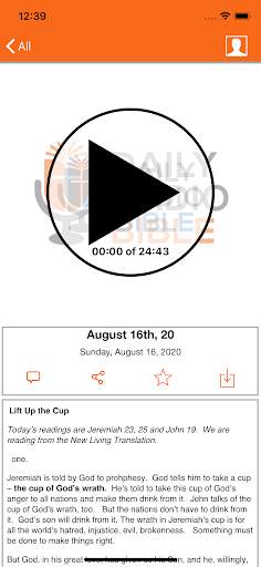 Daily Radio Bible screenshot 2