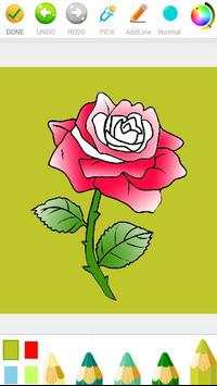 Coloring Books Flower and Snow White screenshot 1
