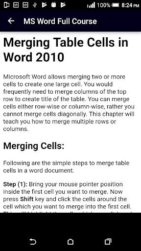Learn MS Word (Basic & Advance) screenshot 11