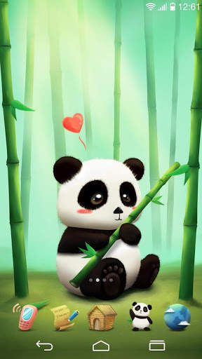 Panda GO Launcher Theme 2 تصوير الشاشة