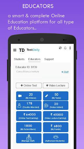 TestDaily :Online Education platform, Learning app screenshot 1