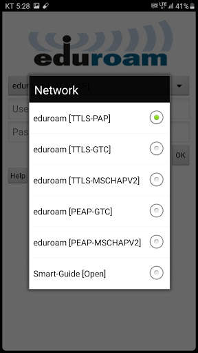 eduroam connector screenshot 6