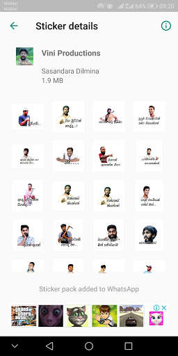 Lankan Stickers - Sinhala WhatsApp Stickers screenshot 1